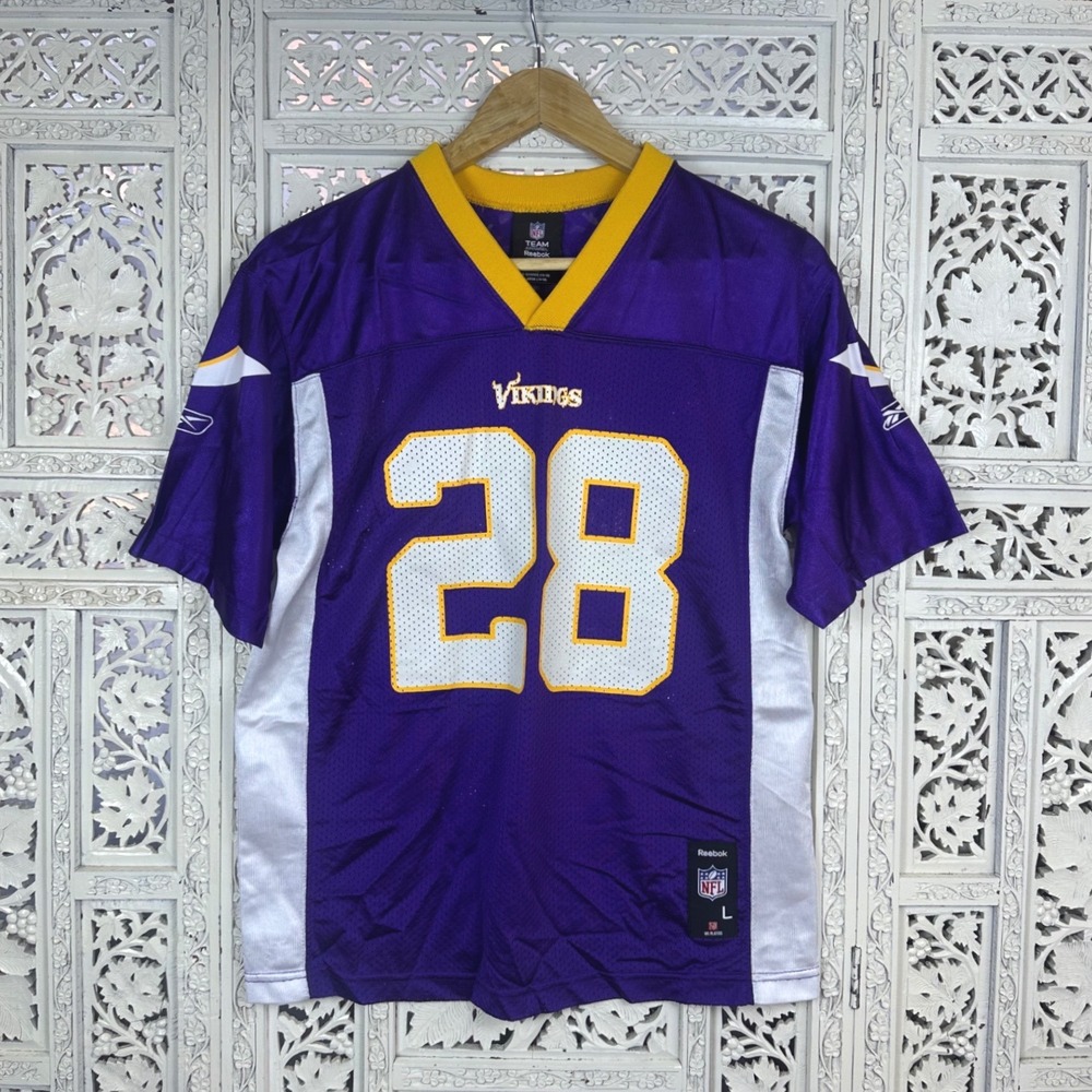 Kids Minnesota Vikings‎ Reebok Adrian Peterson 28 NFL Football Jersey Kids Large